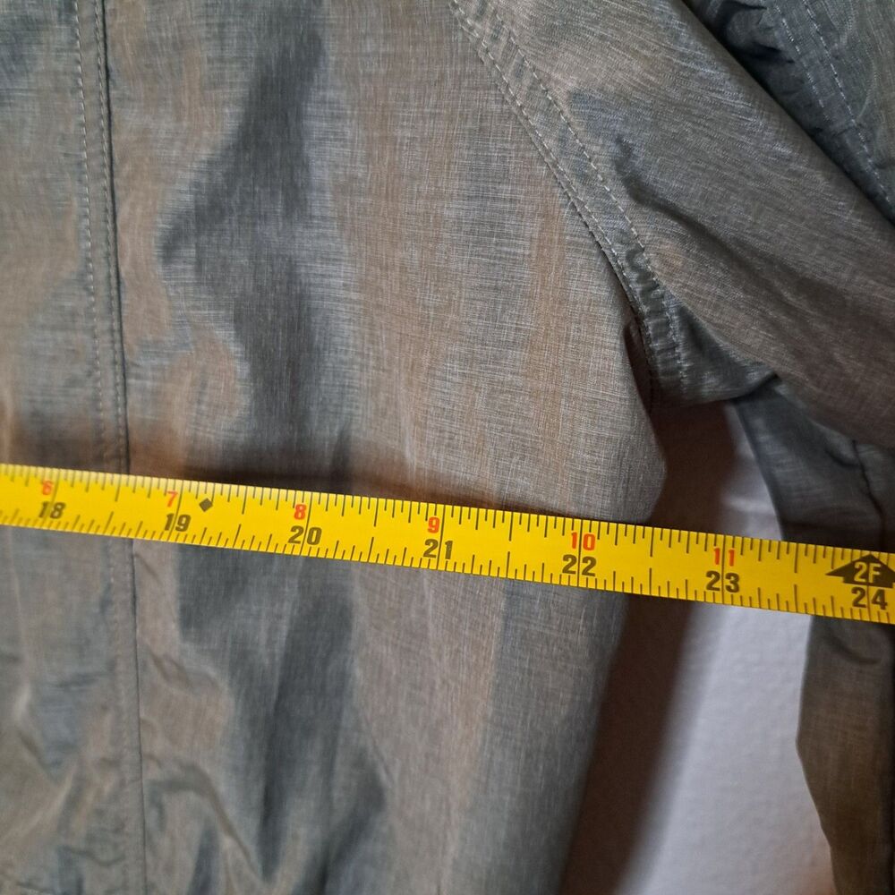 MPG Women Rain Coat Green Lightweight Size XL Breathable Zip Parka Green - Picture 3 of 10